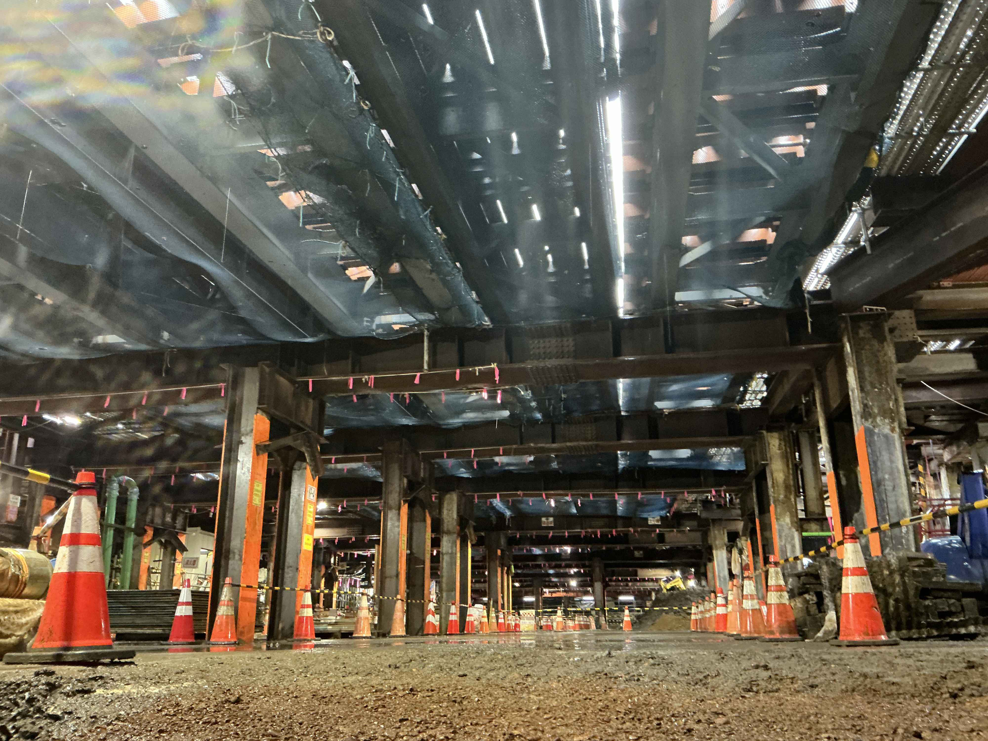 光差す東京の線路下